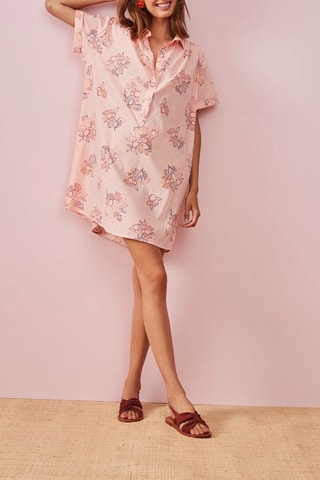 Robe chemise Sadjo - Rose