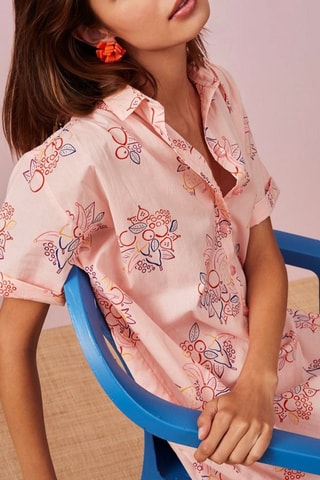 Robe chemise Sadjo - Rose