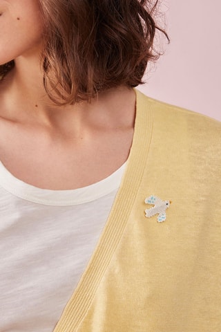 Gilet en lin Banana - Jaune