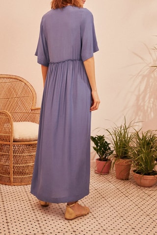Robe longue Teorie - Bleu