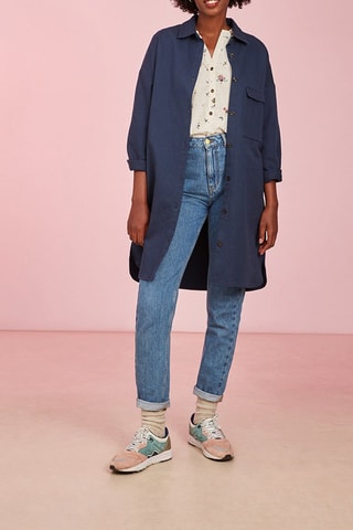 Robe chemise Thelma - Bleu