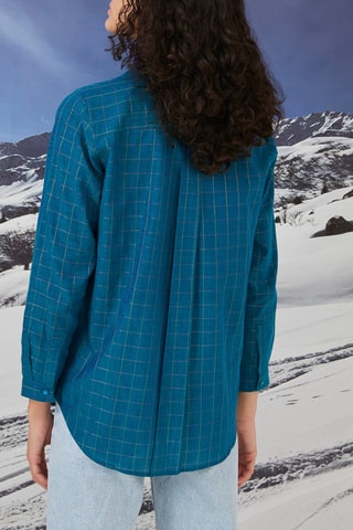 Chemise oversize - Bleu