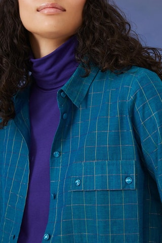 Chemise oversize - Bleu