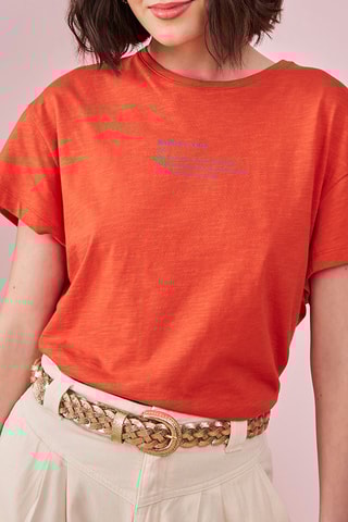 T-shirt - Orange chiné