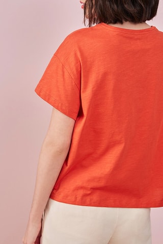T-shirt - Orange chiné