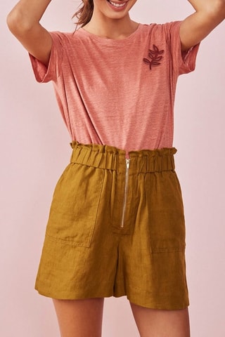 T-shirt en lin Heliane - Rose