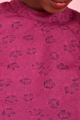 Blouse volantée Voliane - Cassis