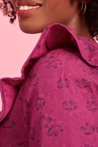 Blouse volantée Voliane - Cassis