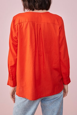 Blouse Hibiscus - Orange