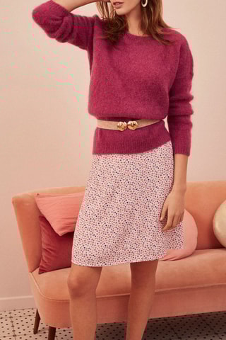 Jupe patineuse Theliou - Blanc