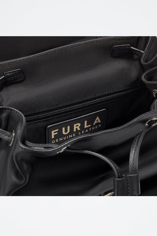 Sac à dos en cuir Flow - Noir