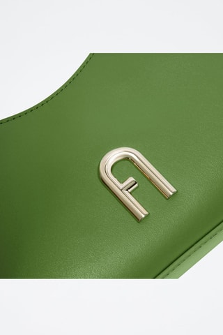 Sac porté épaule en cuir Furla Diamante - Vert
