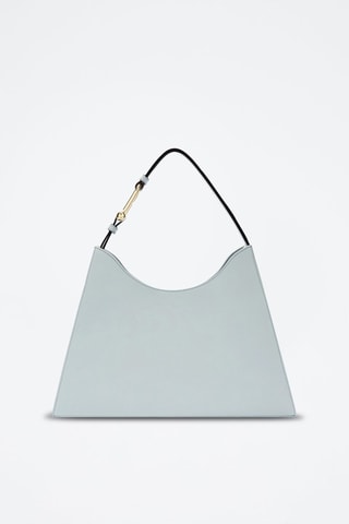 Sac porté épaule en cuir Furla Nuvola - Ciel