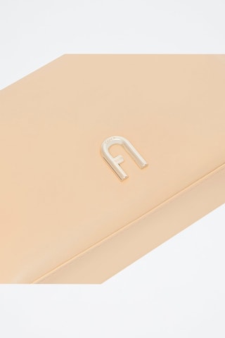 Sac bandoulière en cuir Furla Diamante - Beige