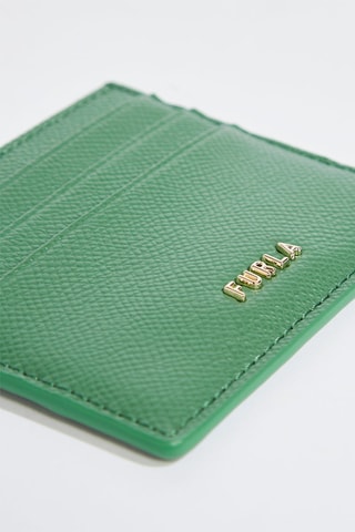 Porte-cartes en cuir de veau - Vert clair