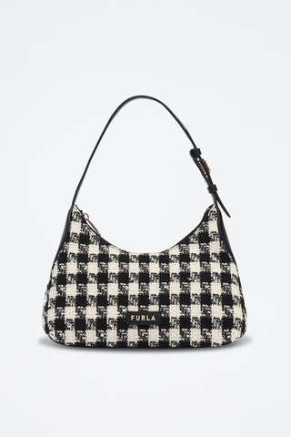 Sac porté épaule en cuir de veau - Noir