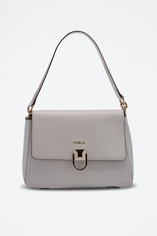 Sac porté épaule en cuir de veau - Beige