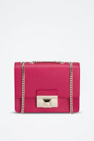 Sac bandoulière en cuir de veau - Rouge