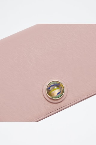 Sac bandoulière en cuir - Rose poudré