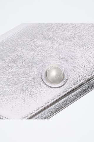 Sac bandoulière en cuir de veau - Argenté