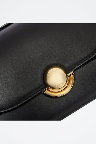 Sac bandoulière en cuir - Noir