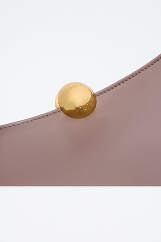 Sac seau en cuir de veau - Mauve