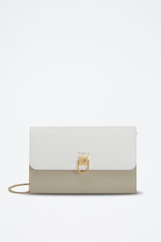 Sac bandoulière en cuir - Beige