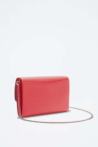 Sac bandoulière en cuir - Rouge