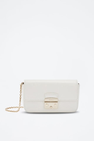 Sac bandoulière en cuir - Blanc