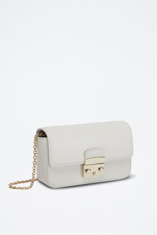 Sac bandoulière en cuir - Blanc