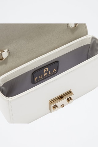 Sac bandoulière en cuir - Blanc