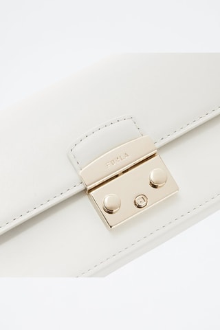 Sac bandoulière en cuir - Blanc