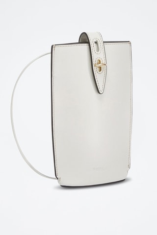 Sac bandoulière en cuir - Blanc