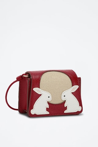 Sac bandoulière en cuir - Bordeaux