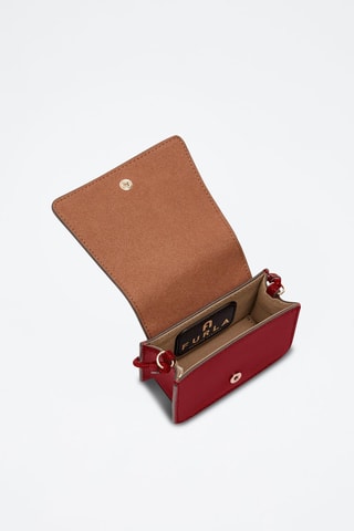 Sac bandoulière en cuir - Bordeaux