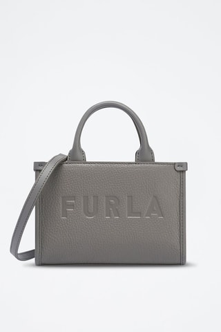 Sac à main en cuir - Gris