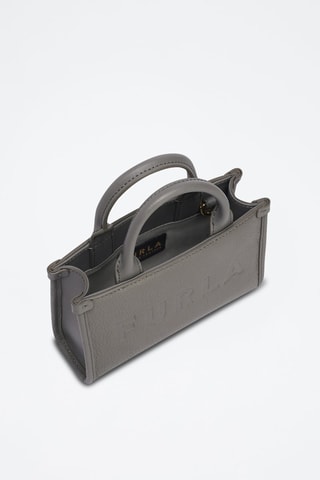 Sac à main en cuir - Gris