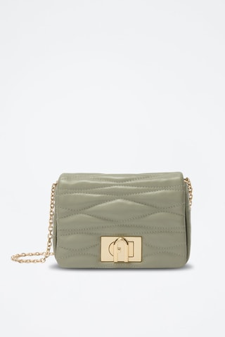 Sac bandoulière en cuir ovin - Vert clair