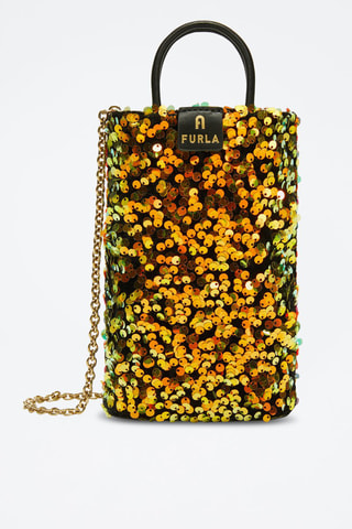 Sac bandoulière Camelia - Noir