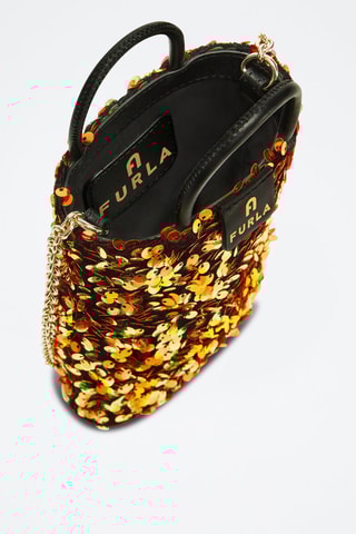 Sac bandoulière Camelia - Noir