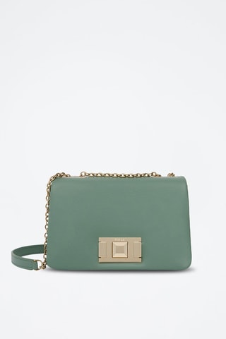 Sac bandoulière en cuir Lulu - Vert