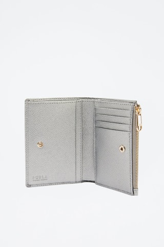 Portefeuille en cuir Classic - Argenté