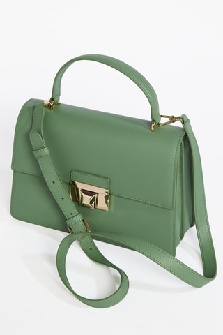 Sac à main en cuir de veau Venere - Vert