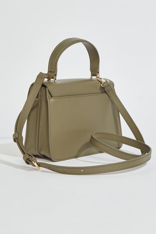 Sac à main en cuir Bella Mini - Kaki