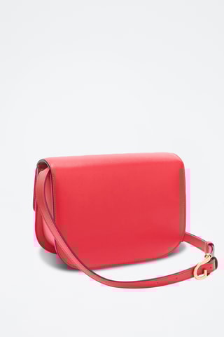 Sac bandoulière en cuir Sfera Mini - Rouge