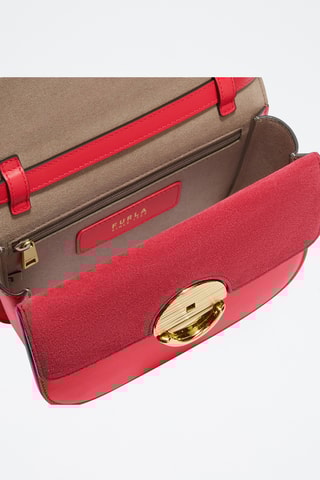 Sac bandoulière en cuir Sfera Mini - Rouge