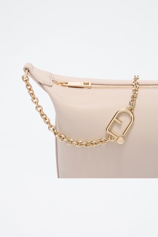 Sac bandoulière en cuir Nuvola Mini - Rose pâle