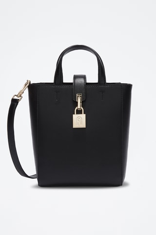 Cabas en cuir Artemis Mini - Noir