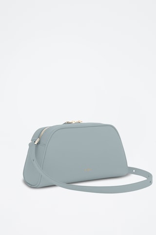 Sac bandoulière en cuir Goccia - Taille S - Bleu clair