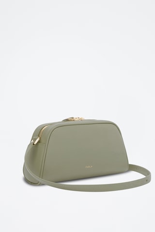 Sac bandoulière en cuir Goccia - Taille S - Vert sauge